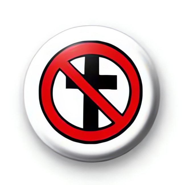 Anti Religion Badge large